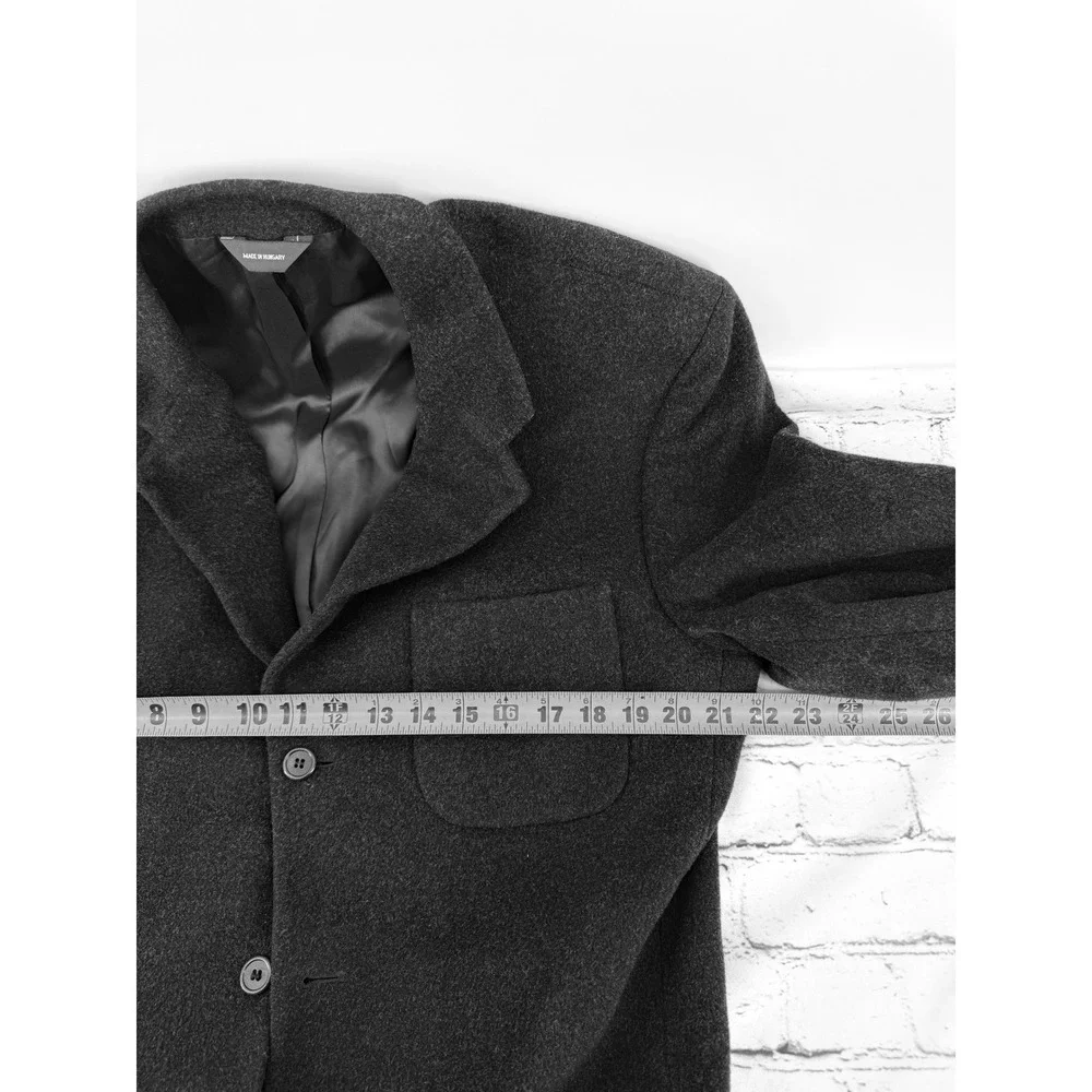 J. Crew Men's Charcoal Gray Wool Cashmere Blend Blazer Sport Coat Size 40R‎